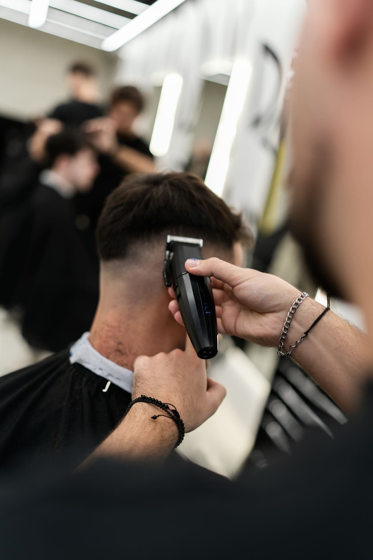 Fade με μηχανή στο My Barber Shop
